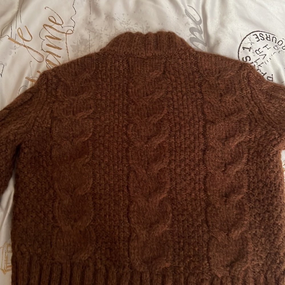American Eagle - Turtle Neck Sweater (Brown) - Picture 2 of 3